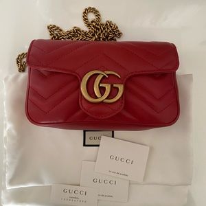 Gucci Supermini Matelassé Shoulder Bag